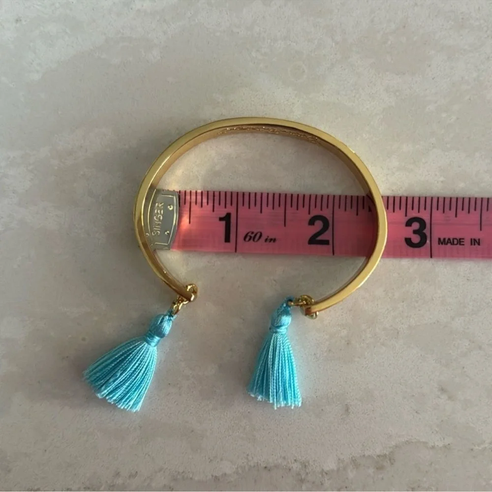 2 Lilly‎ Pulitzer Gold Bracelets with tassels